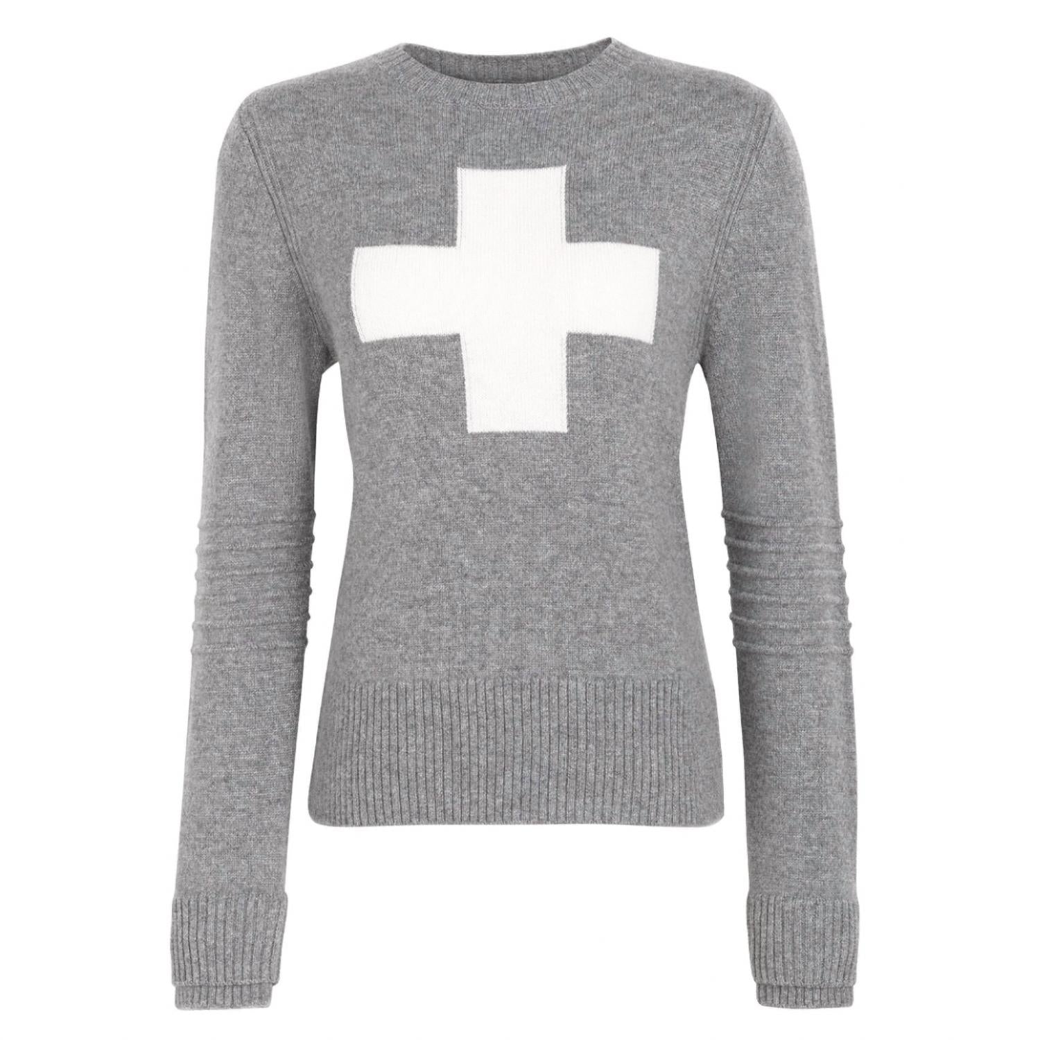 Alps And Meters - Original Cashmere Ski Race Knit Patrol Sweater