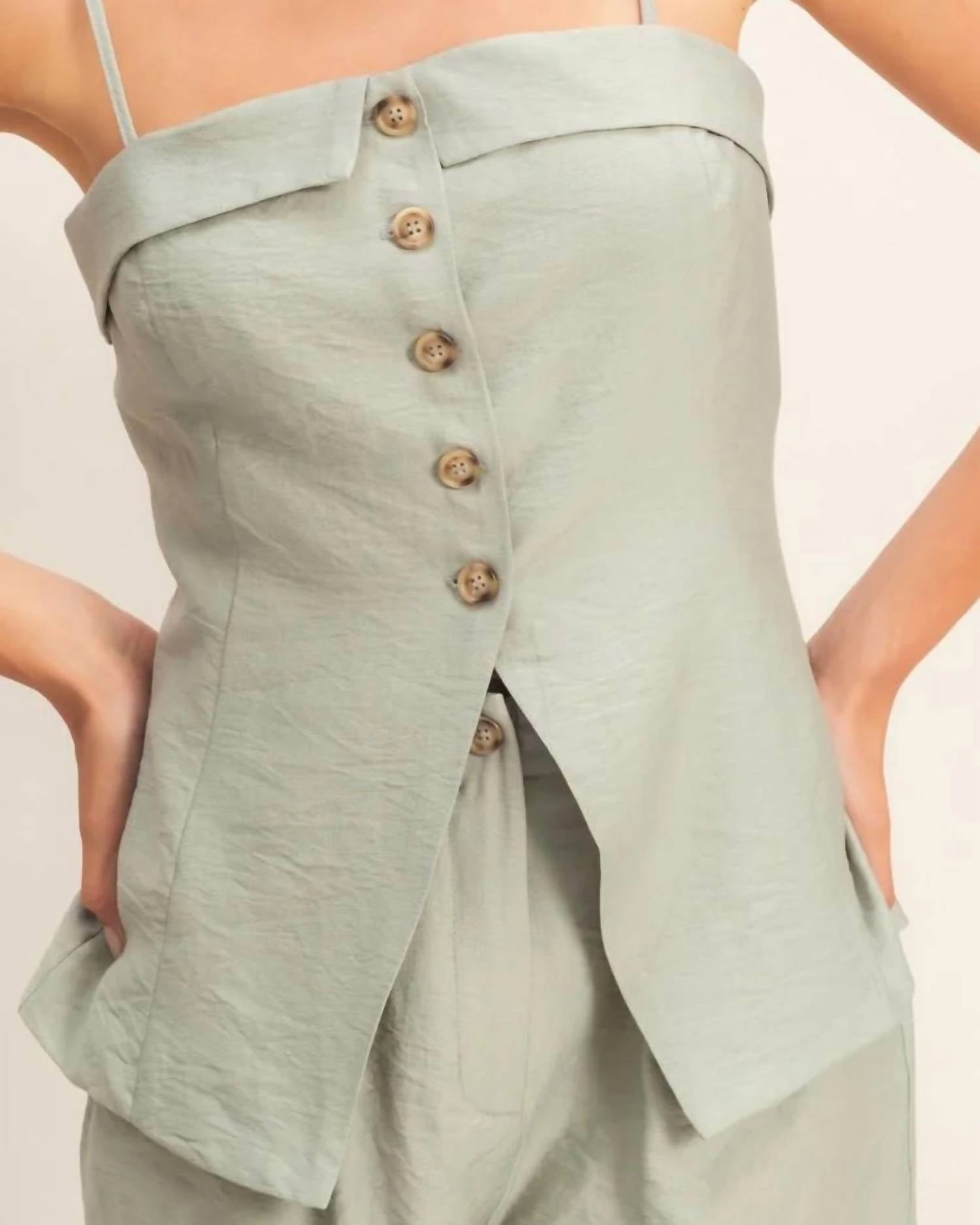 Hyfve - Main Character Cami Top And Shorts Set