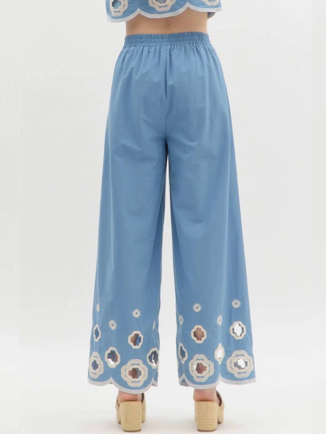 Entro - Scallop Embroidered Hem Set