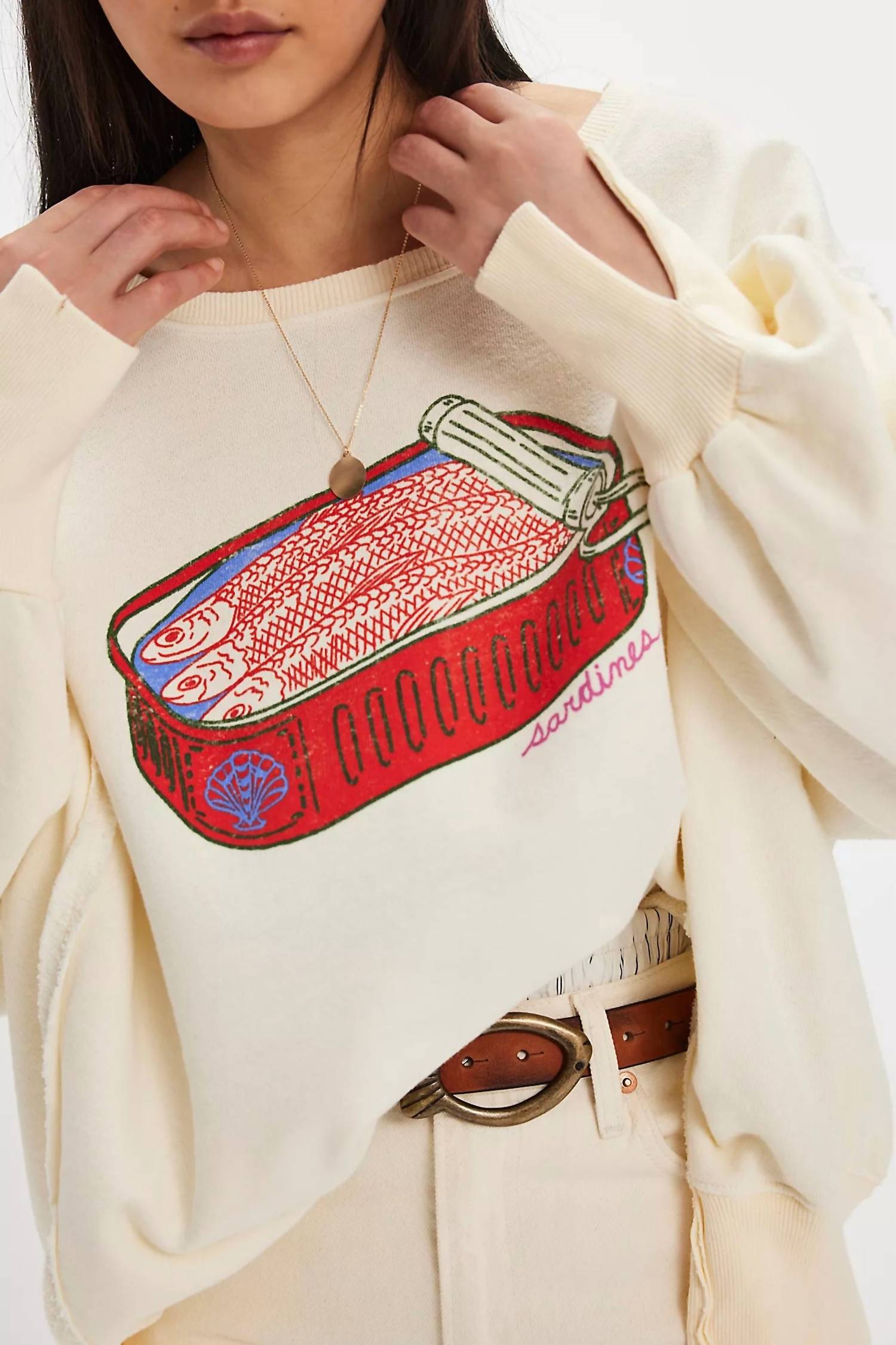 Free People - Sardine Camden Sweatshirt Top