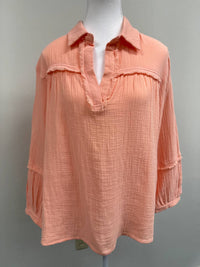Coco + Carmen - Long Sleeve Gauze Top
