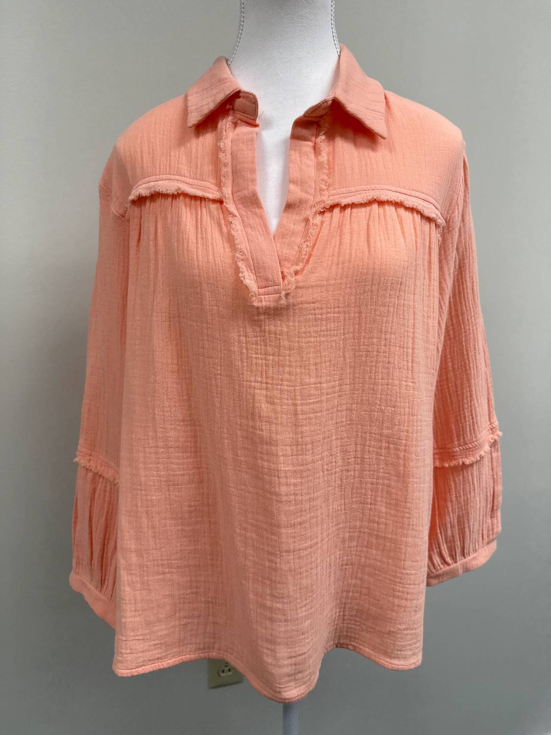 Coco + Carmen - Long Sleeve Gauze Top