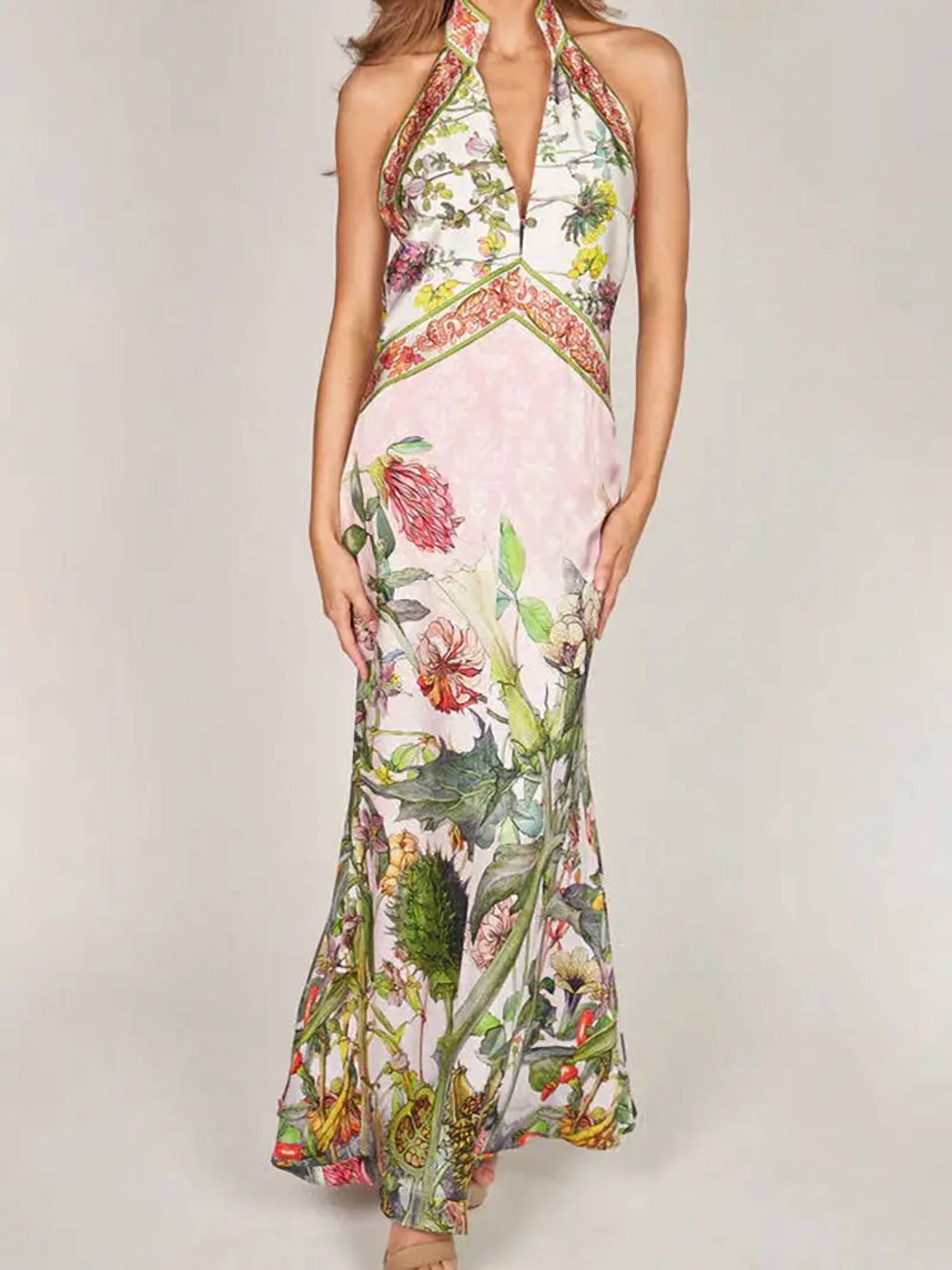 Mccolin - Halter Sleeveless Dress