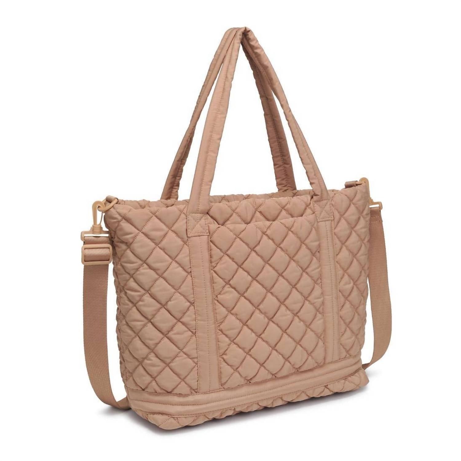 Urban Expressions - Women's Lanya Quilted Nylon Travel Tote Bag