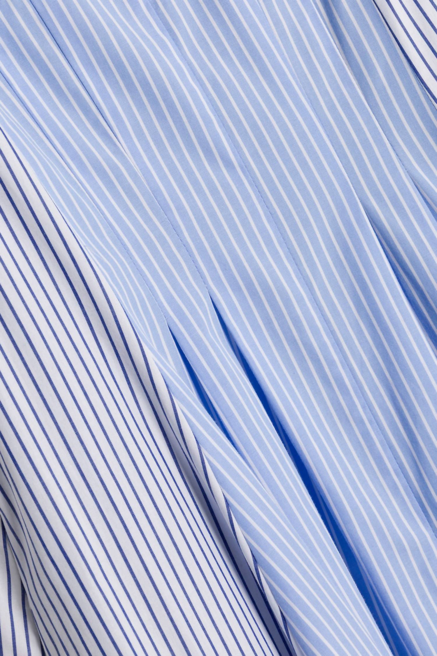 SIMKHAI Chamberlain Dress in periwinkle multi stripe - women's dress - view 5