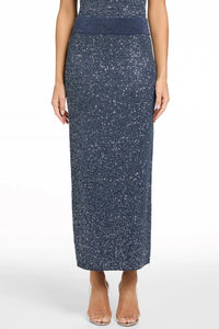 TOCCIN Alisha Midi Skirt in outer space - women's skirt