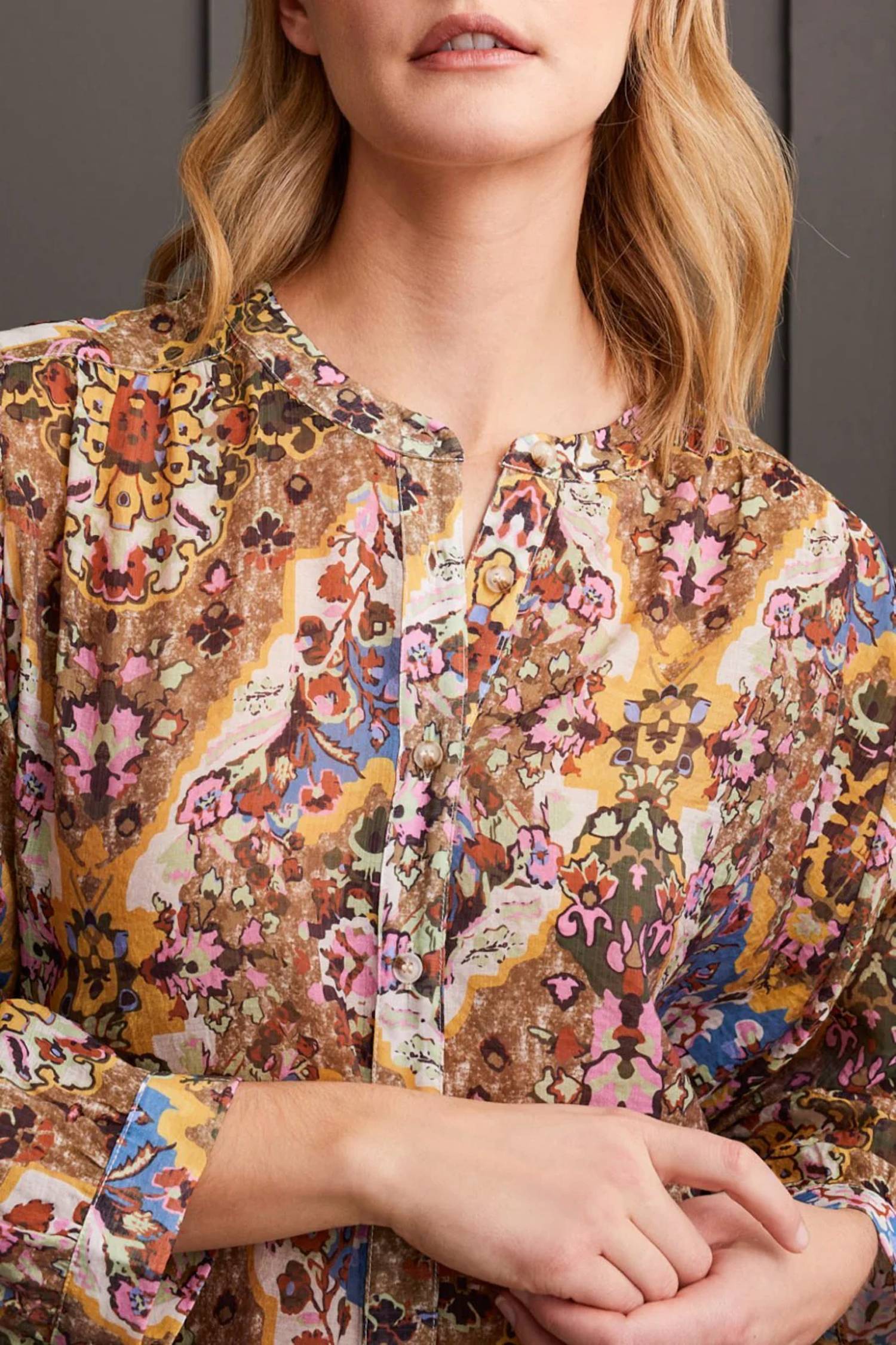 Tribal - All Over Print Dolman Sleeve Top