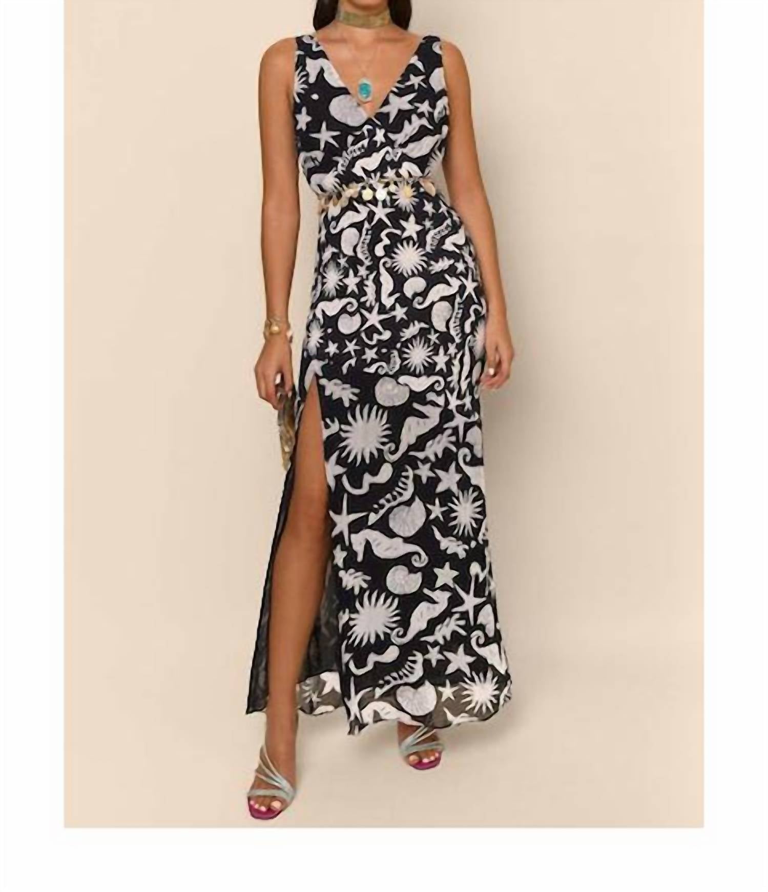 Rixo - Moniq V-neck Maxi Dress - Plus