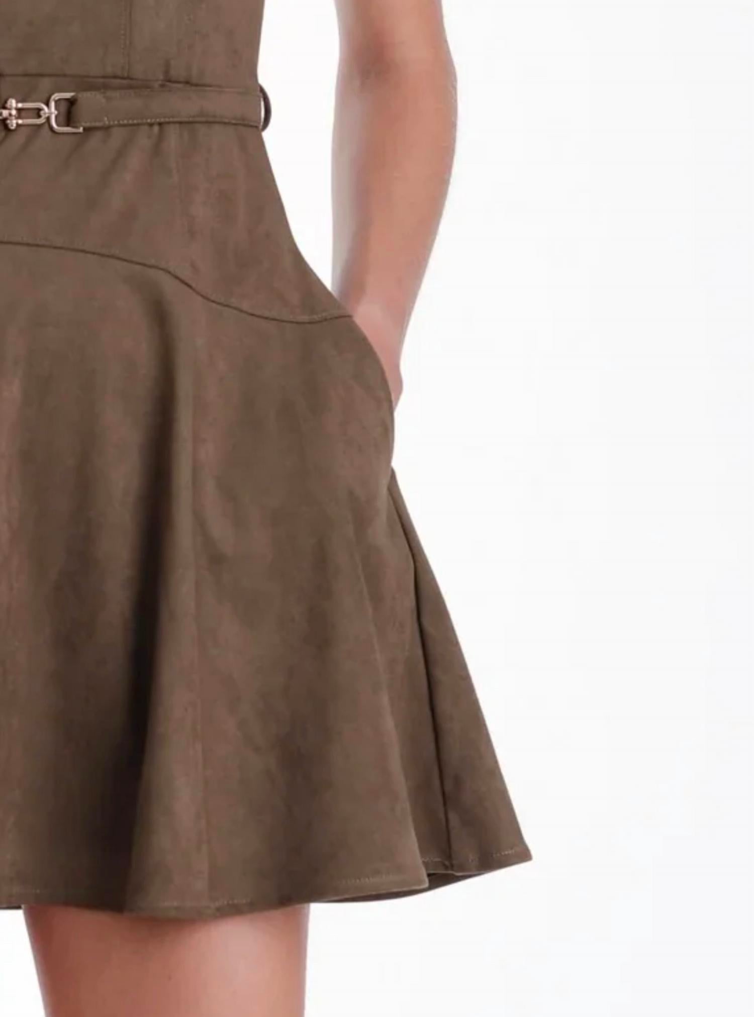Karina Grimaldi - Hanna Suede Mini Dress