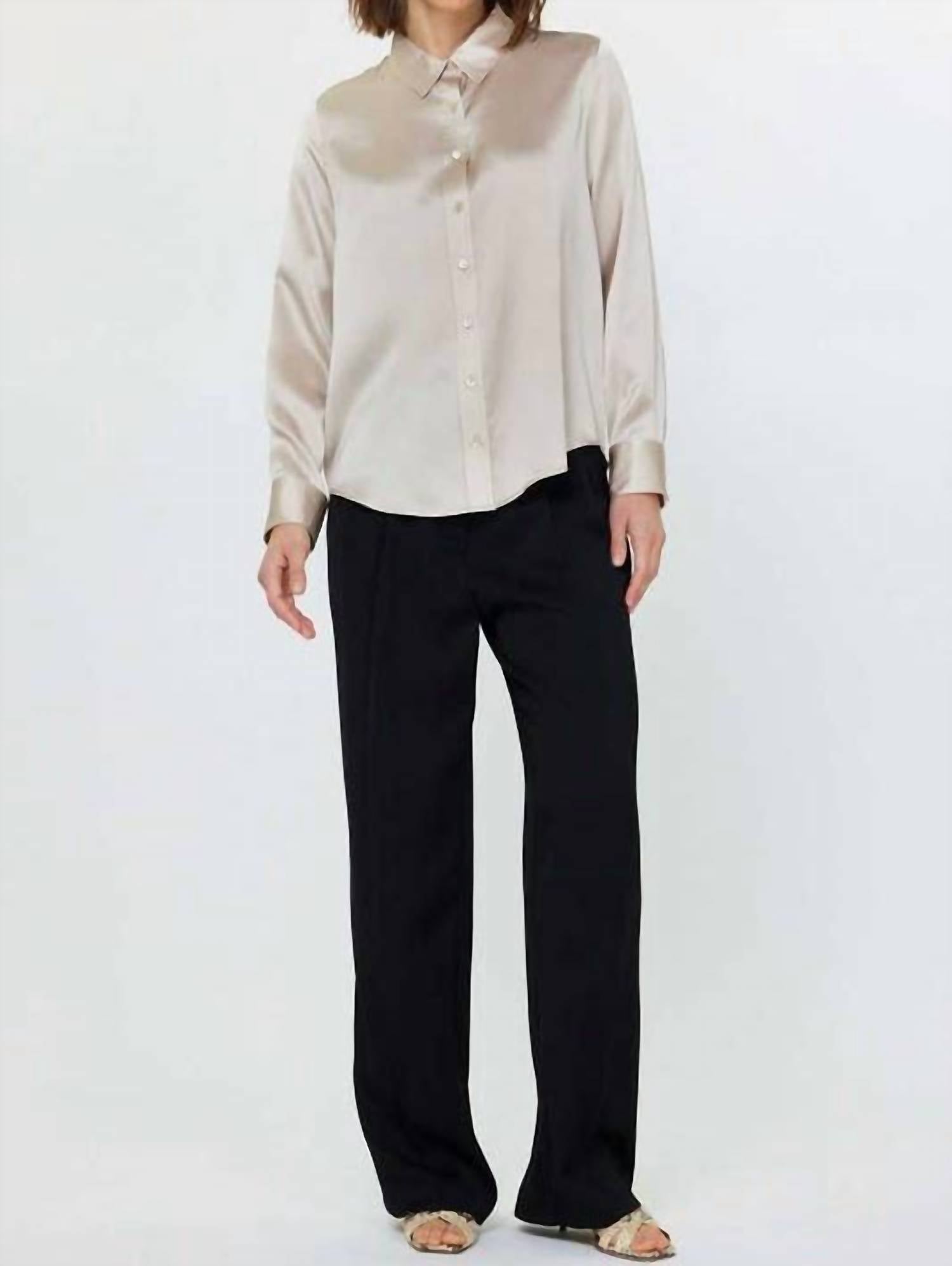 Current Air - Button Down Long Sleeve Blouse
