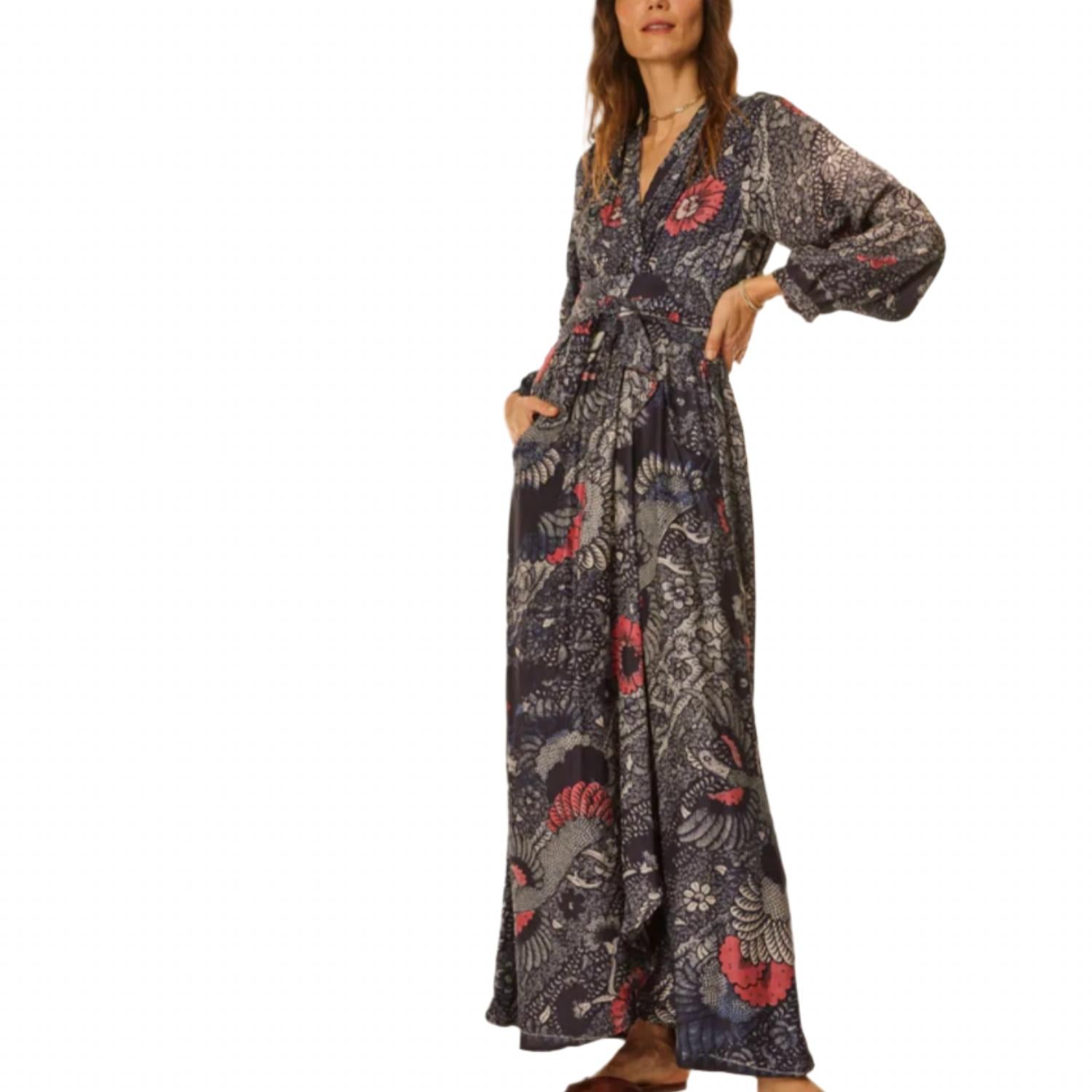 Natalie Martin - Nico Long Sleeve Maxi Dress