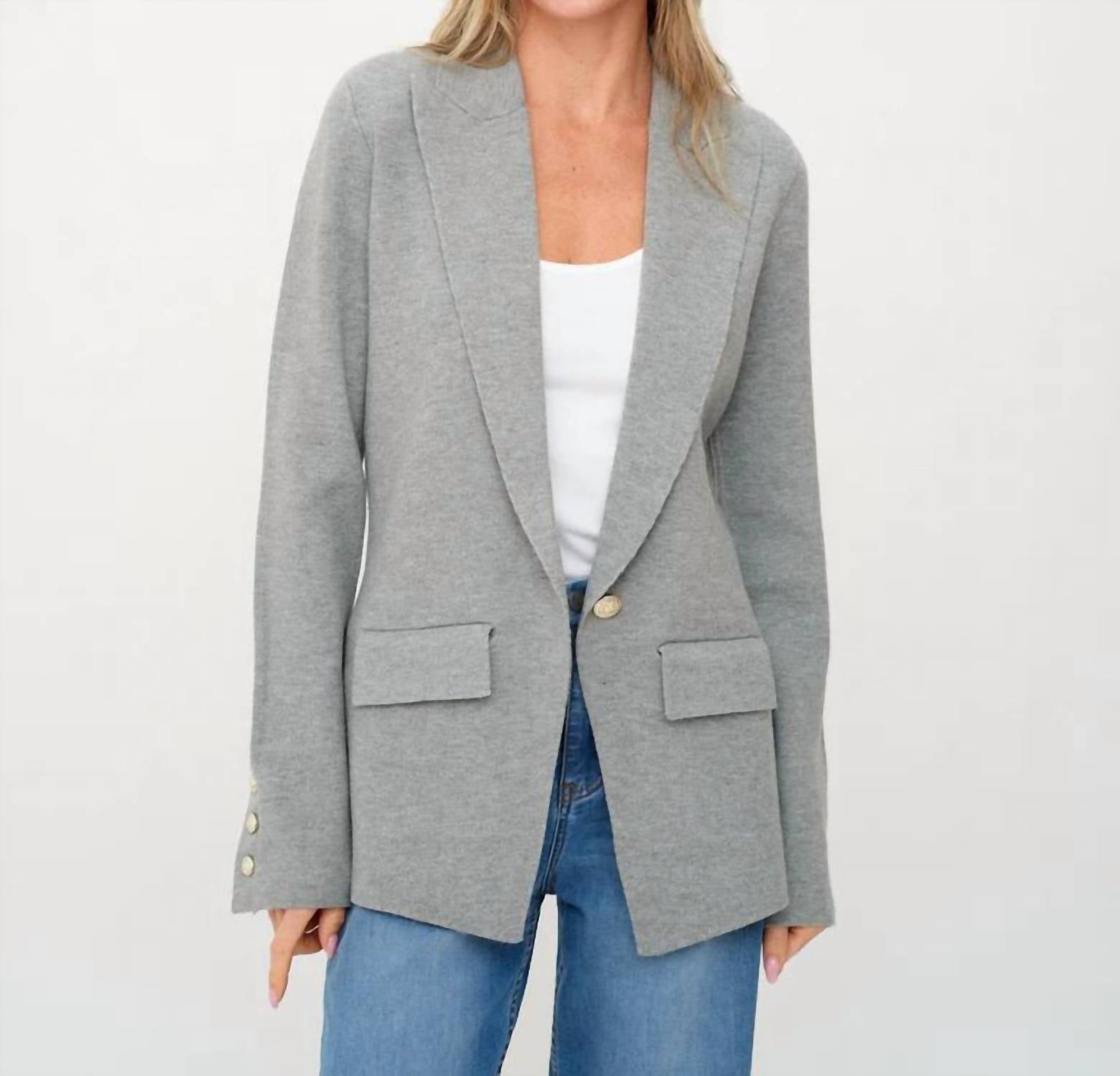 Sandy + Rizzo - Hillary Knitted Blazer