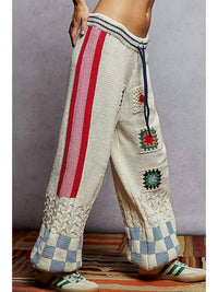 Pol - Women's Patch Chenille Sweater Pants