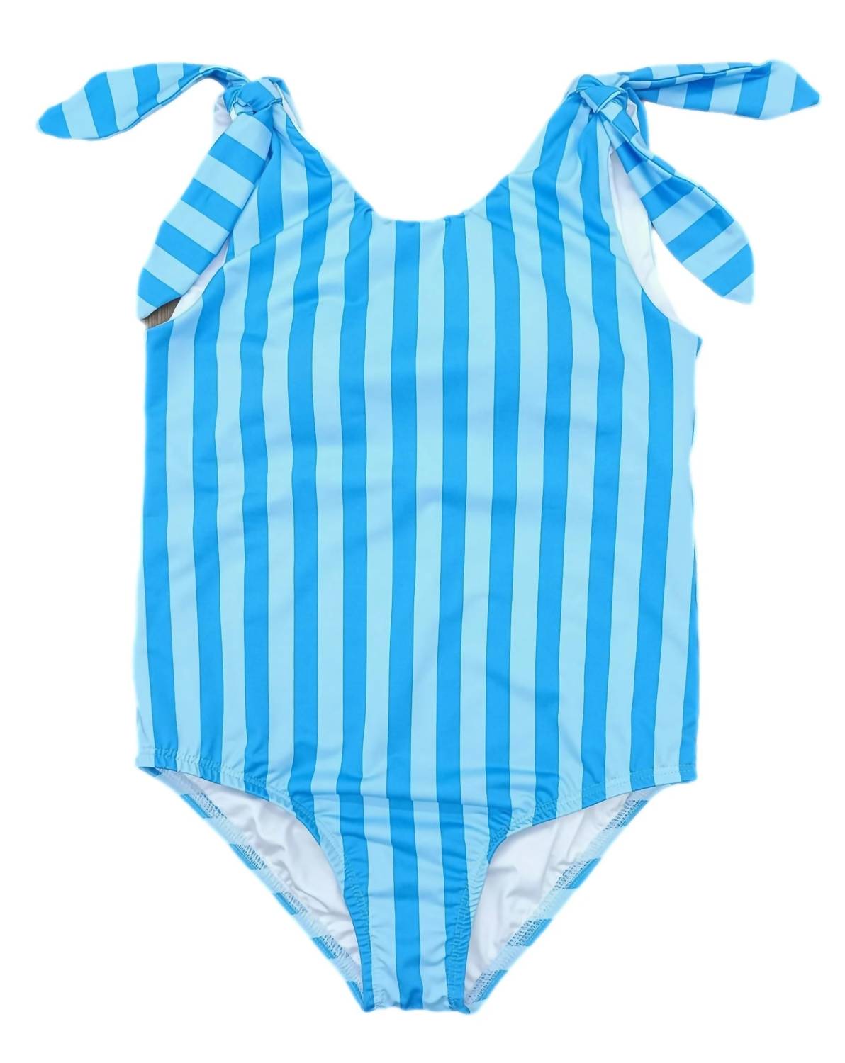 Be Elizabeth Girls Stripe Swim One Piece in blue - kids' item