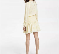 Lucy Paris - Lantern Print Dress