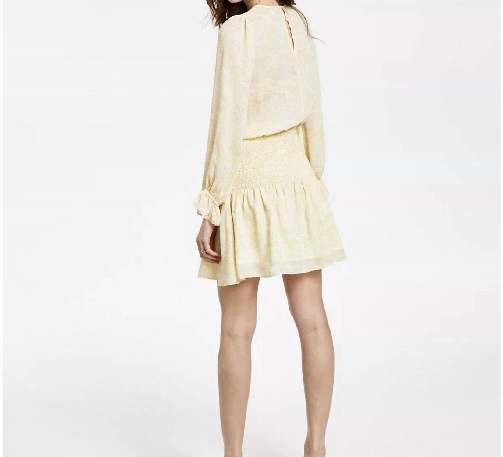 Lucy Paris - Lantern Print Dress