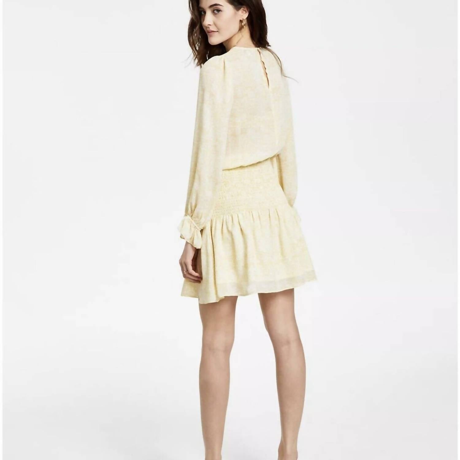 Lucy Paris - Lantern Print Dress