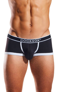 Cocksox Contour Pouch Trunk in schwarz - men's swimwear