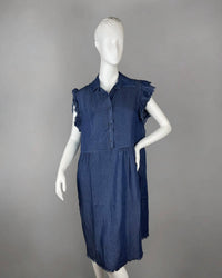 Tempo Paris - Women's Ruffled Sleeve Midi Dress