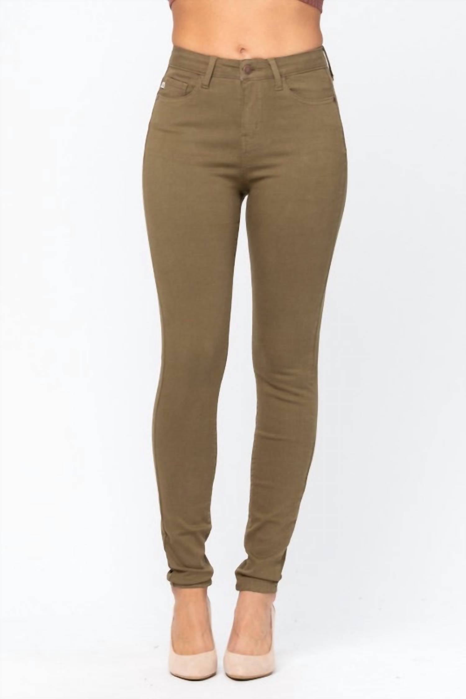 Judy Blue - Women's High Waisted Colored Skinny Jeans