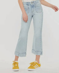 Kancan - Girl's Cropped Flare Jeans