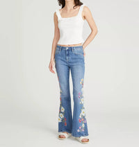 Driftwood - Fab Farrah Daisyland Flare Jeans