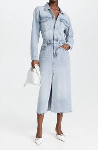PISTOLA Amira Midi Dress in riviera - women's dress - view 4