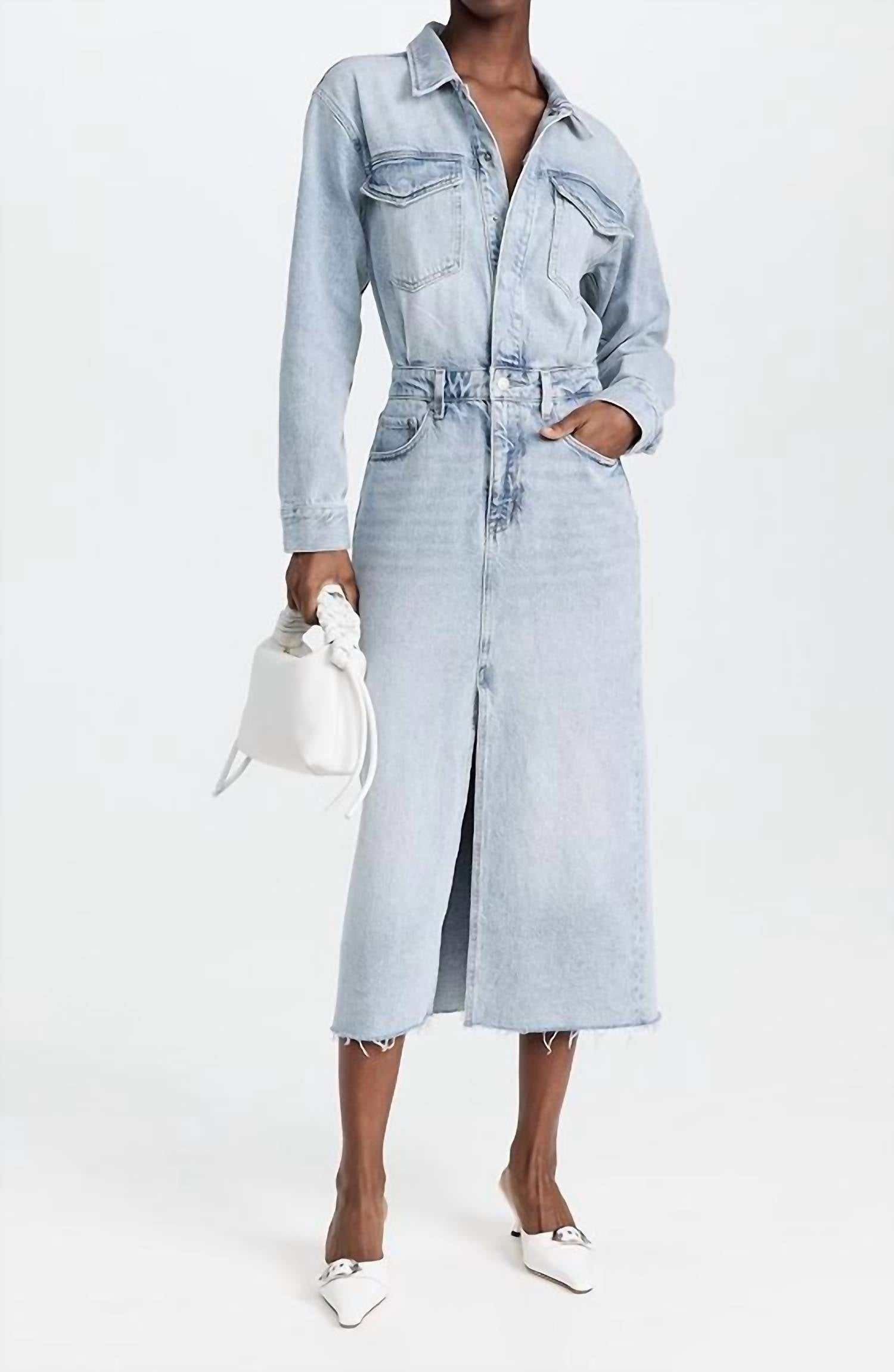 PISTOLA Amira Midi Dress in riviera - women's dress - view 4