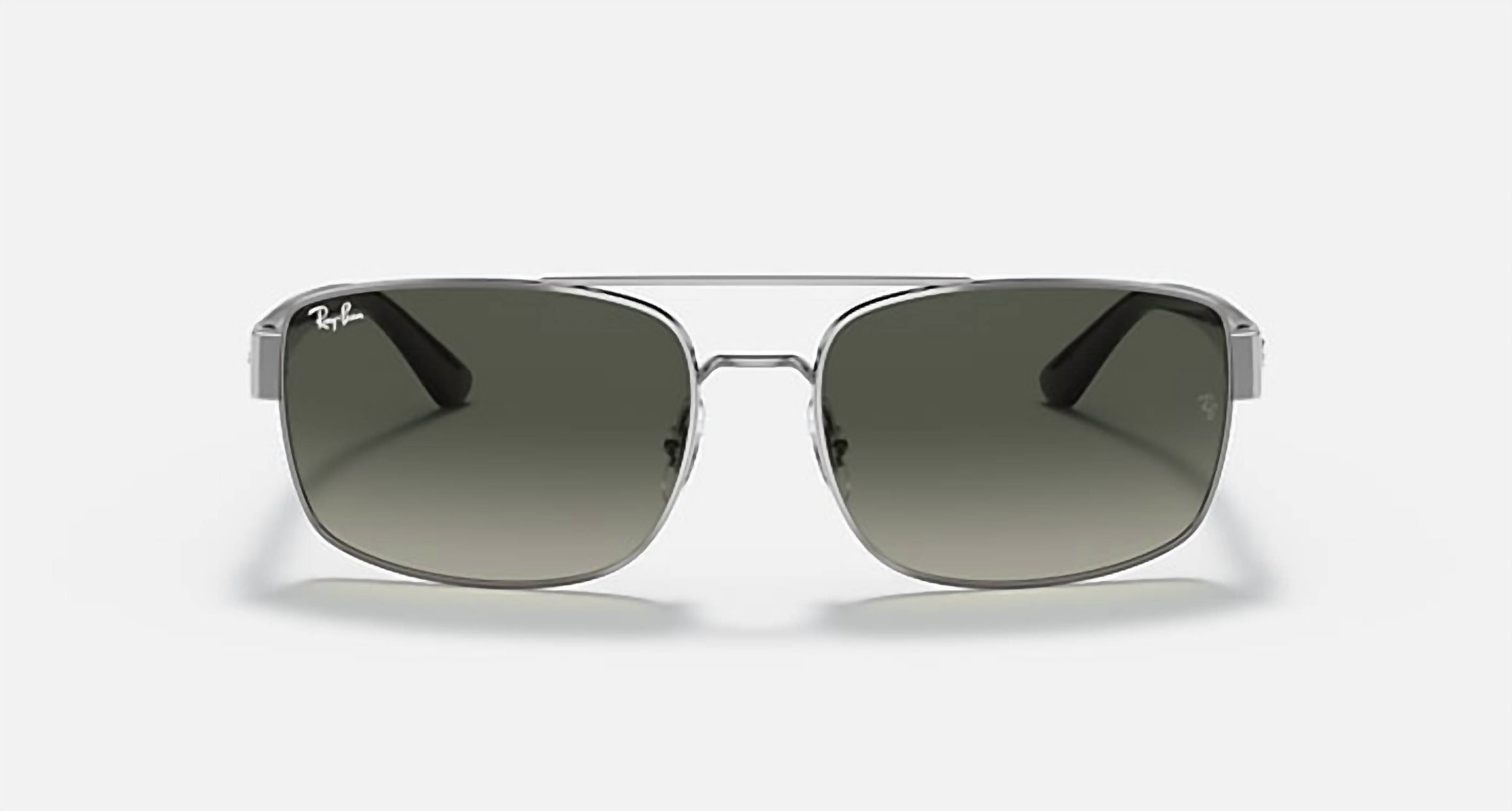 Ray Ban - Men's Orb3687 Gunmetal Frame Polarized Sunglasses
