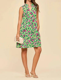 Dear Scarlett - Printed Floral Tiered Lizzy Dress