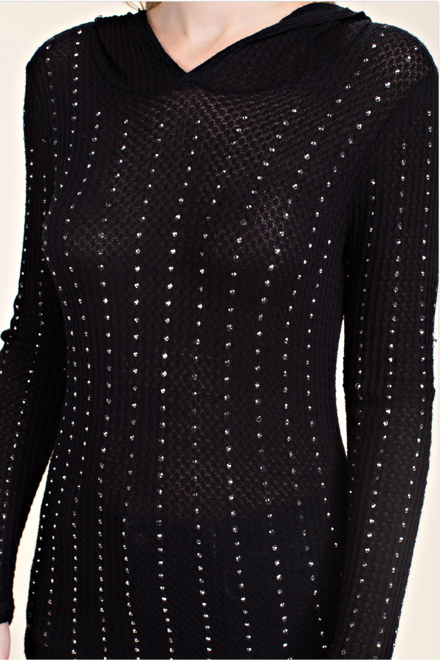 Vocal Apparel - Studded Thermal Hoodie