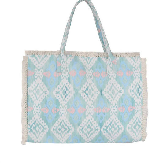 Embellish - Boho Fringe Canvas Tote Bag