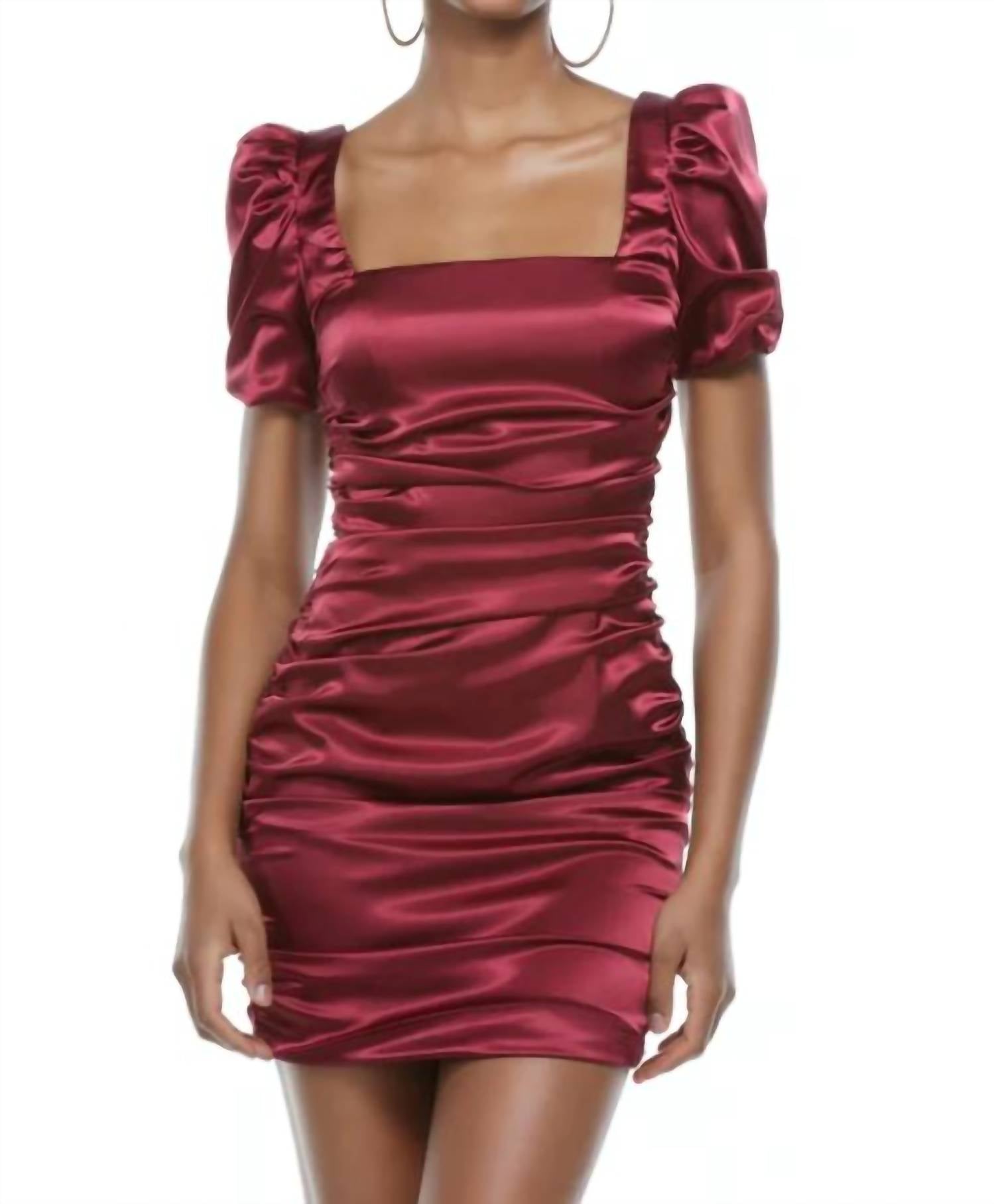 Alyce Paris - Short Sleeve Mini Dress