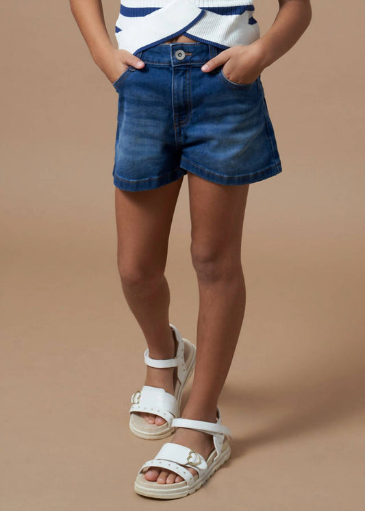 Mayoral - Tween Girl Basic Denim Shorts