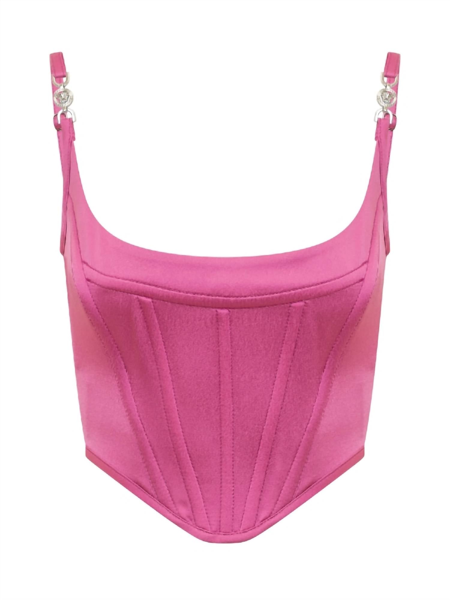 Versace - Medusa Motif Square Neck Corset Top