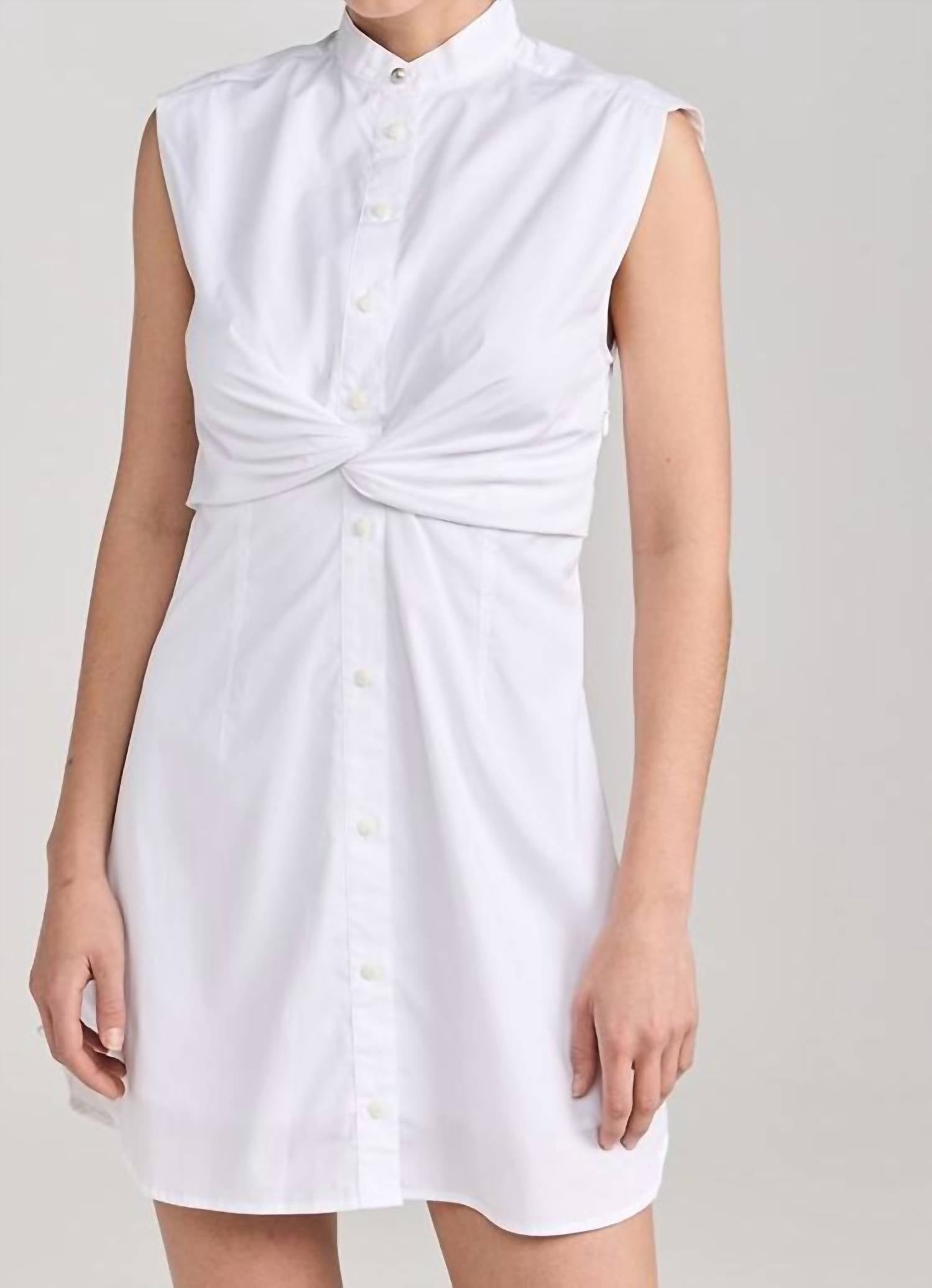 Rag & Bone - Louisa Cotton Poplin Mini Dress