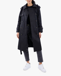 London Fog - Double Breasted Raglan Trench Coat