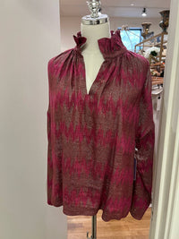 Never A Wallflower - Satin Georgia Blouse