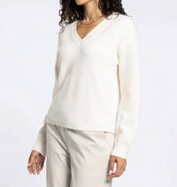 Thread & Supply Cornelia Sweater in ivory - women's sweater - alternate view