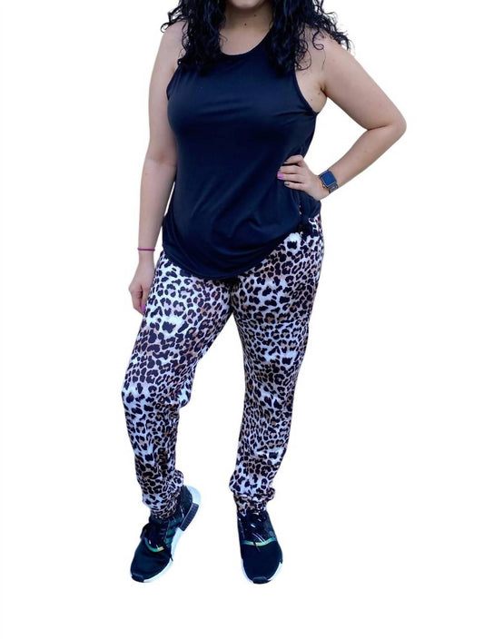 Shirley Stone - Leopard Jogger