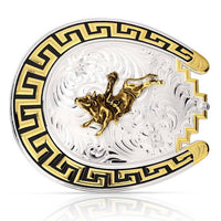 Montana Silversmiths - Men's Sunrise Mesa Buckle With Bull Rider