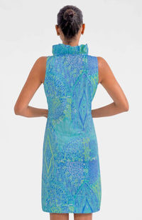 Gretchen Scott - Sleeveless Ruffneck Dress