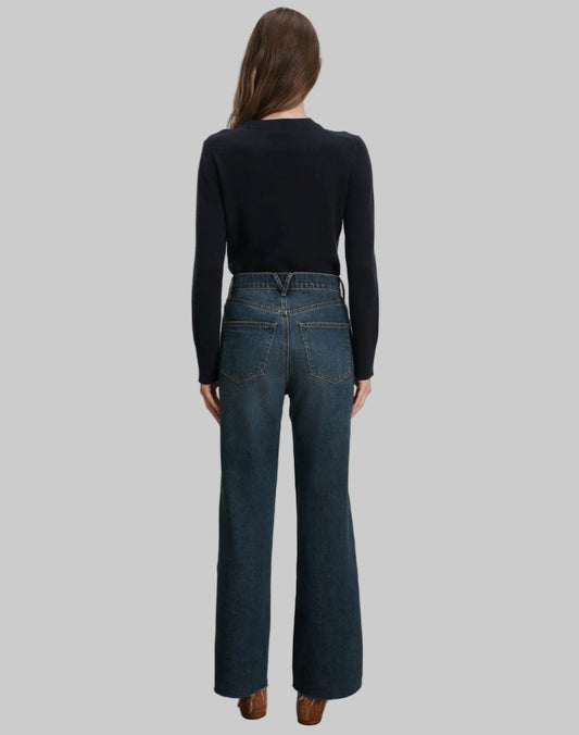 Veronica Beard - Taylor High Rise Wide Leg Jean