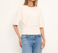 Michael Stars - Zinnia Side Pleated Tee
