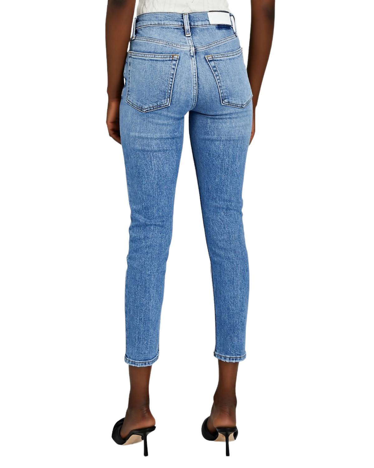 Re/Done - 90S HIGH RISE ANKLE CROP JEANS