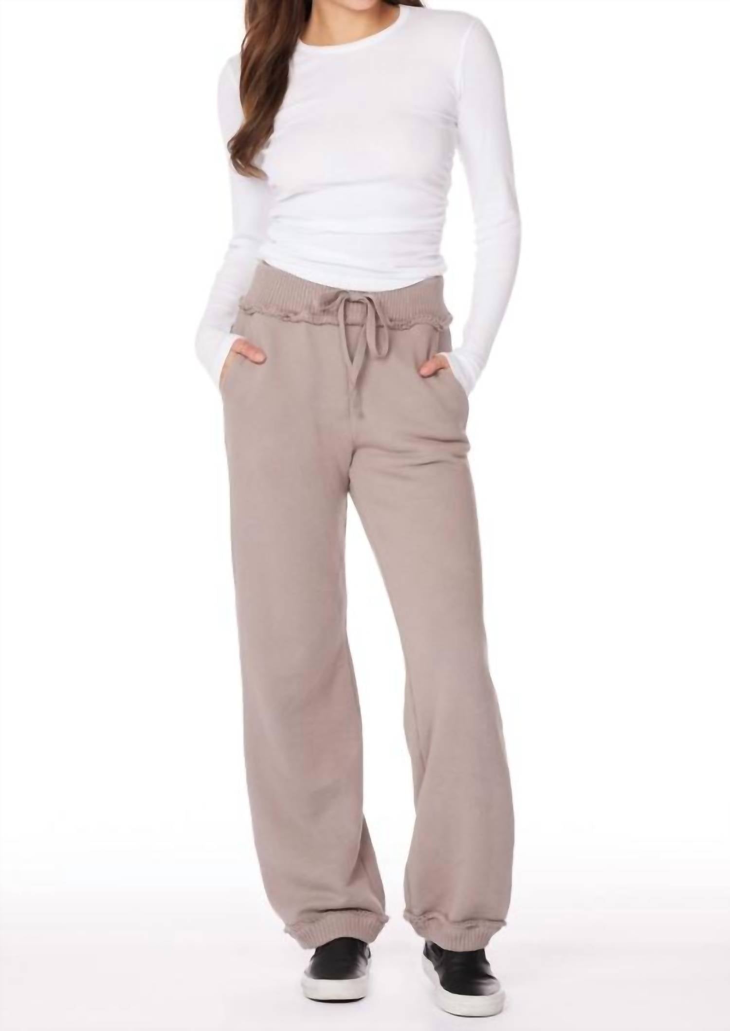 Bobi - Rib Accent Jog Pant