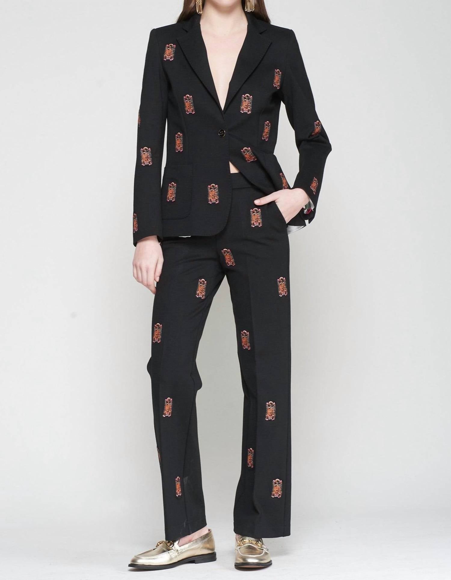 Vilagallo - Martina Embroidered Trouser