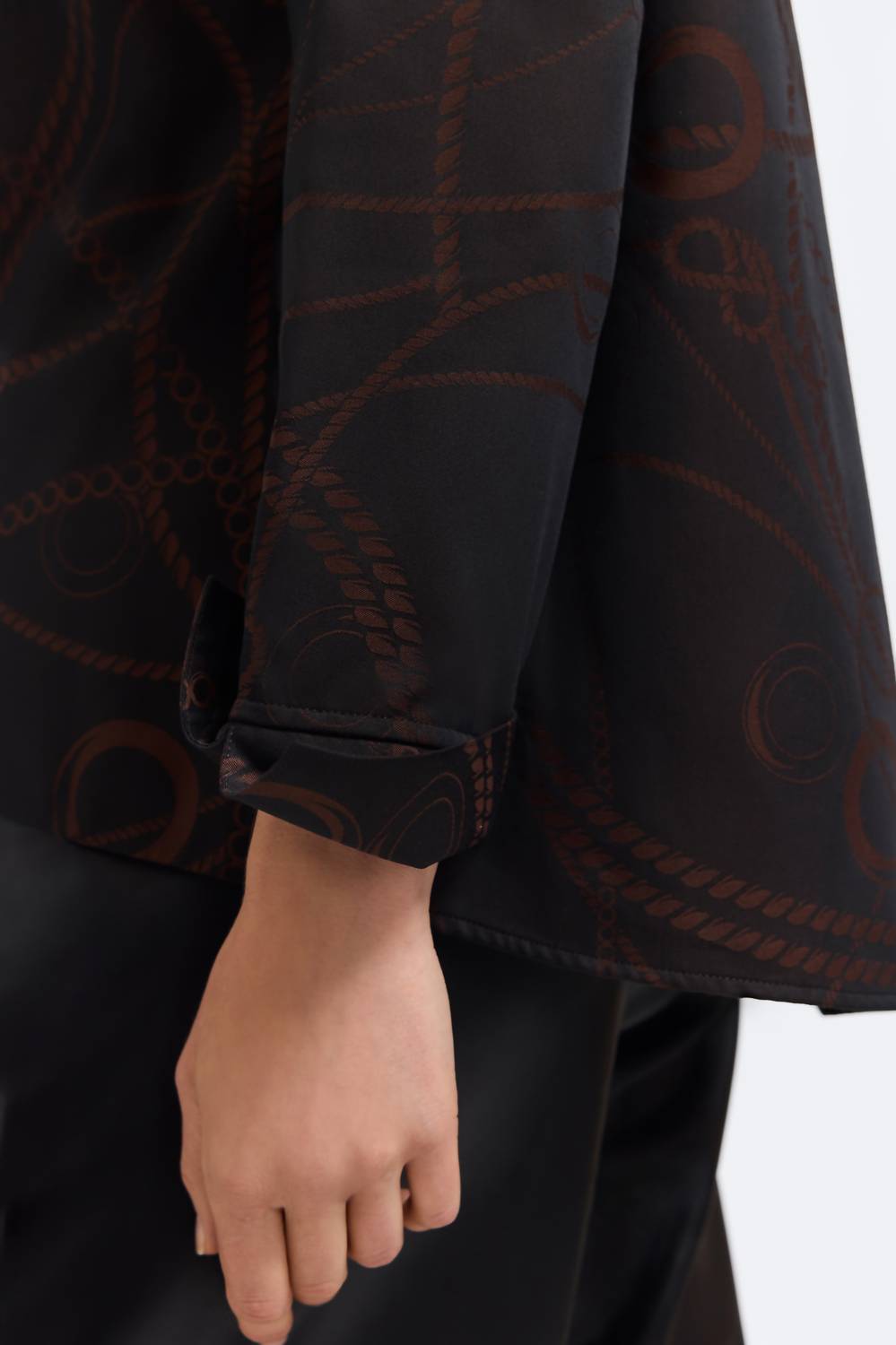 Foxcroft - Chain Jacquard pull over