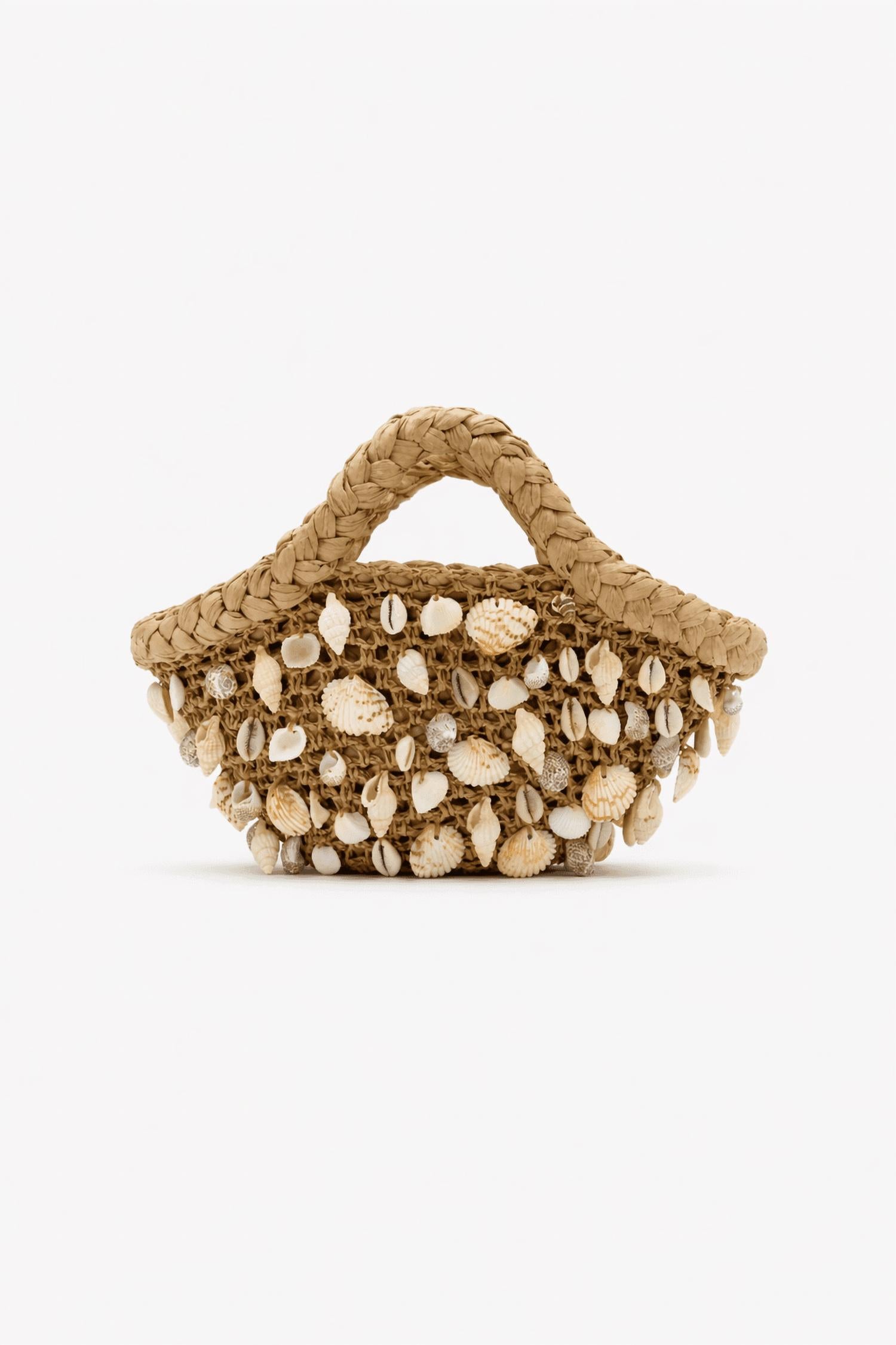 Simon Miller - Women's Shelly Raffia Crossbody Bag With Seashells