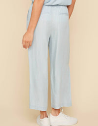 Renuar - Striped Pull On Woven Pant